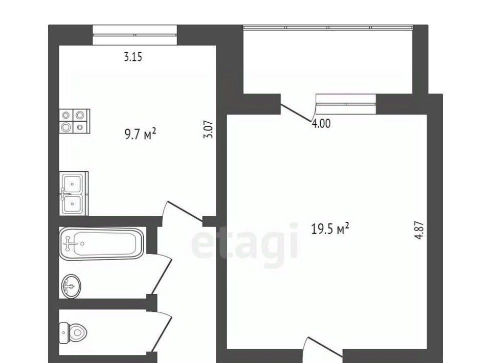 квартира г Великий Новгород ул Ворошилова 2к/1 фото 16