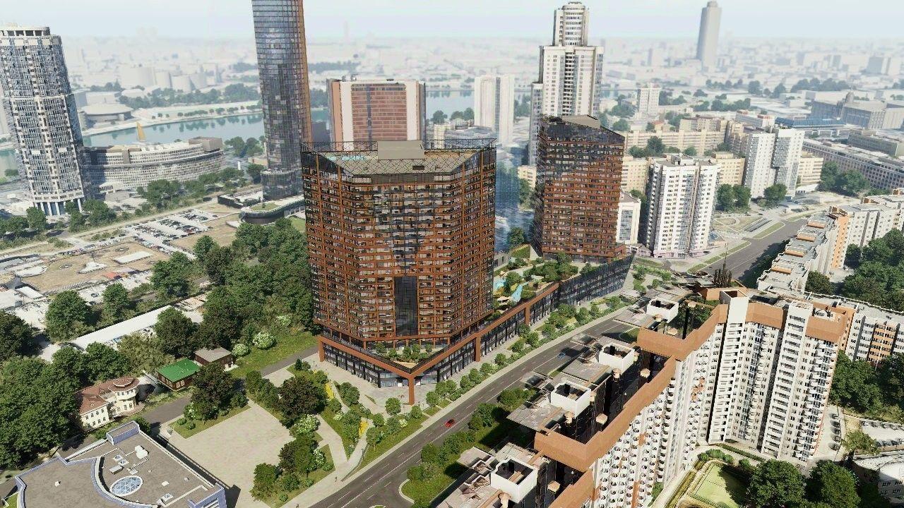квартира г Екатеринбург р-н Верх-Исетский МФК Re:Volution Towers улица Октябрьской Революции, 36 фото 3