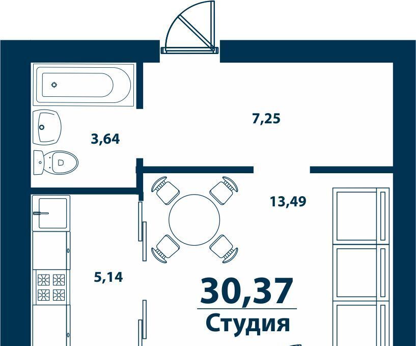 квартира г Уфа д Ветошниково Город Природы жилой комплекс фото 1