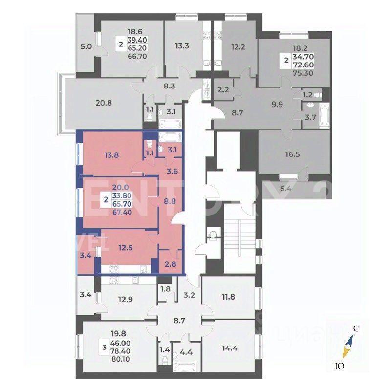 квартира г Москва п Первомайское д Рогозинино ул Луговая 20в/5 ЖК Vnukovo Country Club ТиНАО Московская область, городской округ Наро-Фоминский, Апрелевка фото 1