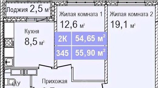 квартира г Нижний Новгород р-н Автозаводский Кировская ЖК «Торпедо» 3 фото 1