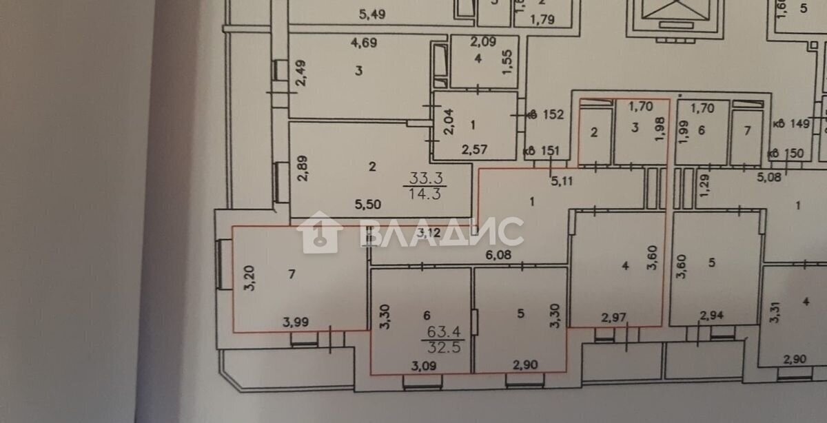 квартира г Владимир р-н Ленинский ул Нижняя Дуброва 47к/3 фото 4