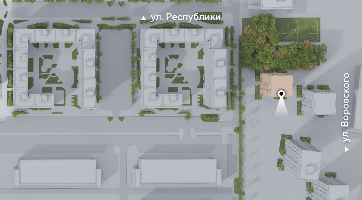 квартира г Тюмень р-н Ленинский ул Республики 204к/19 ЖК «Баланс» Ленинский административный округ фото 1