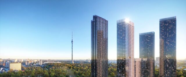 метро Бутырская дом 4с/1 Квартал небоскребов Upside Towers муниципальный округ Бутырский фото