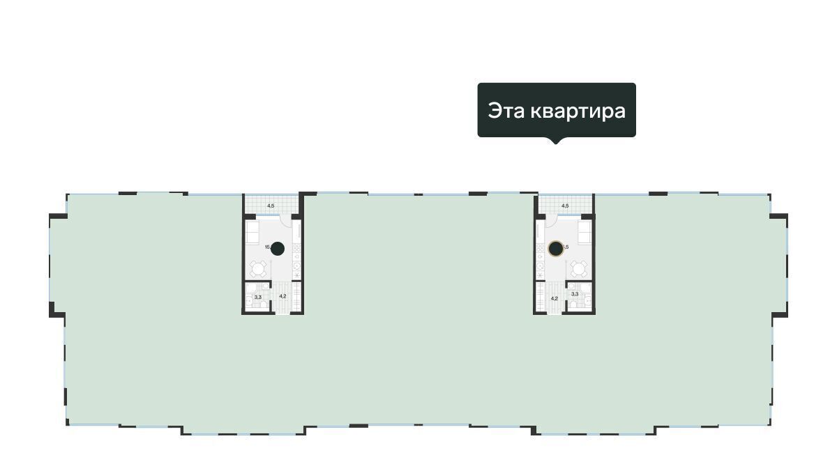 квартира г Тюмень р-н Калининский ул Ямская 1/22 ЖК «Эклипт» 159с фото 2