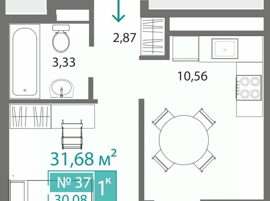 квартира г Симферополь Крымская Роза ул Александра Захарченко фото 1