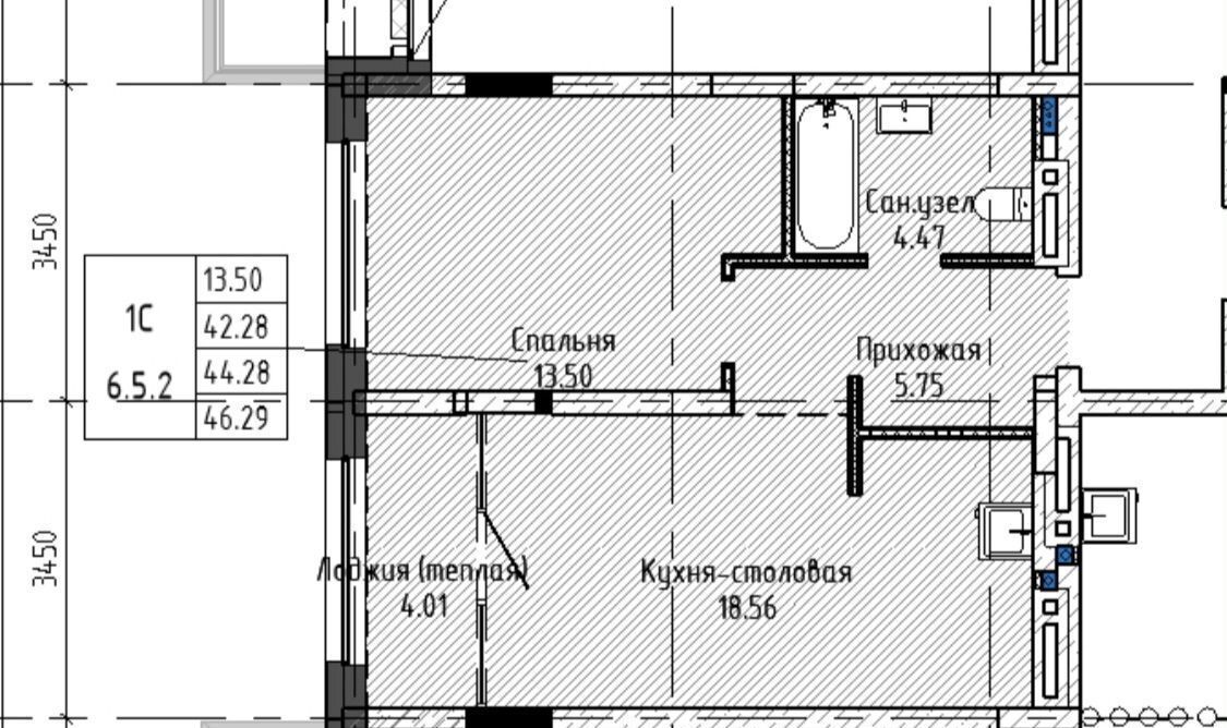 квартира г Сургут р-н Северный жилой ул Игоря Киртбая 0 35 мкр., корп. 0 фото 9