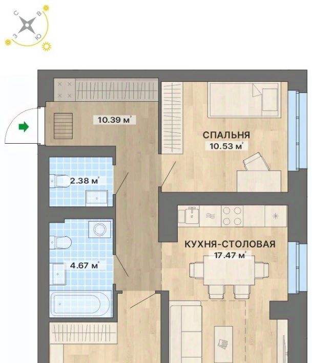 квартира г Екатеринбург Чкаловская ул Академика Парина фото 1