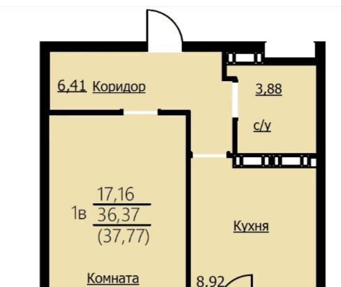 квартира г Ярославль р-н Заволжский ул Красноборская 38к/3 фото 1