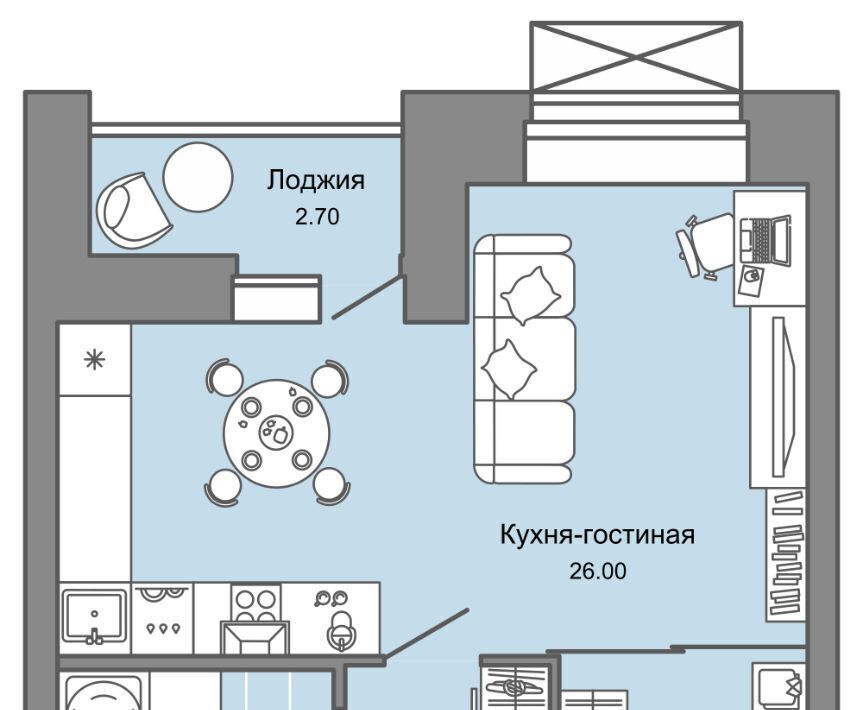 квартира г Пермь р-н Дзержинский ул Дзержинского 31а ЖК Камаполис фото 1