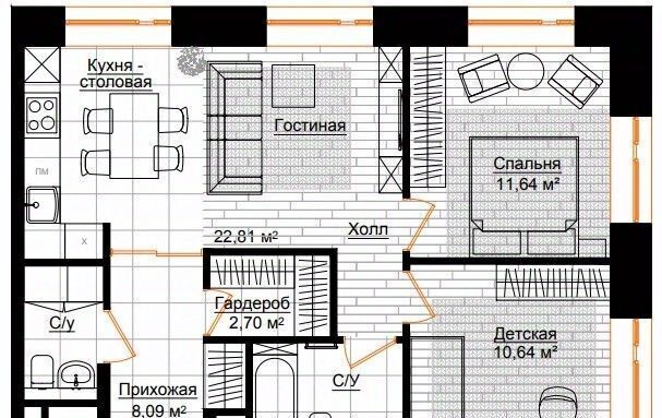 квартира г Москва метро Новослободская ул Долгоруковская 25к/1 фото 1