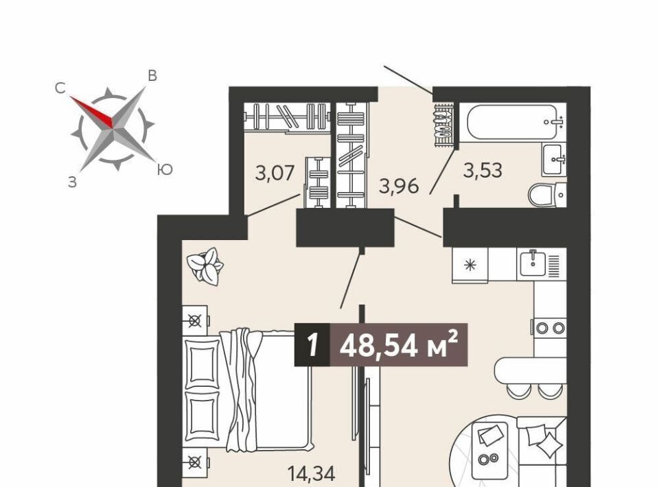 квартира г Пенза р-н Ленинский ул 8 Марта 31к/5 фото 1
