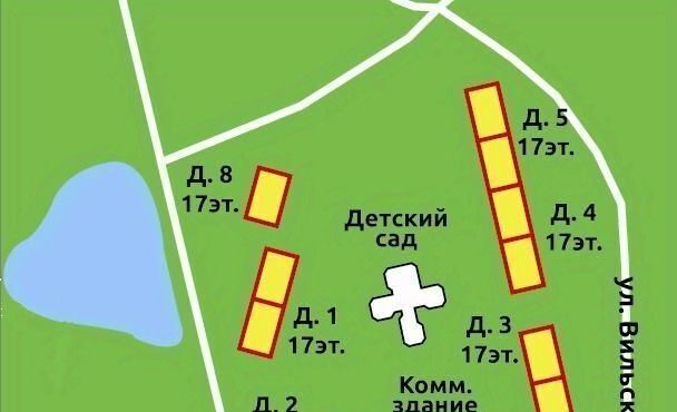 квартира г Красноярск р-н Октябрьский ул Лесопарковая 43к/1 фото 21