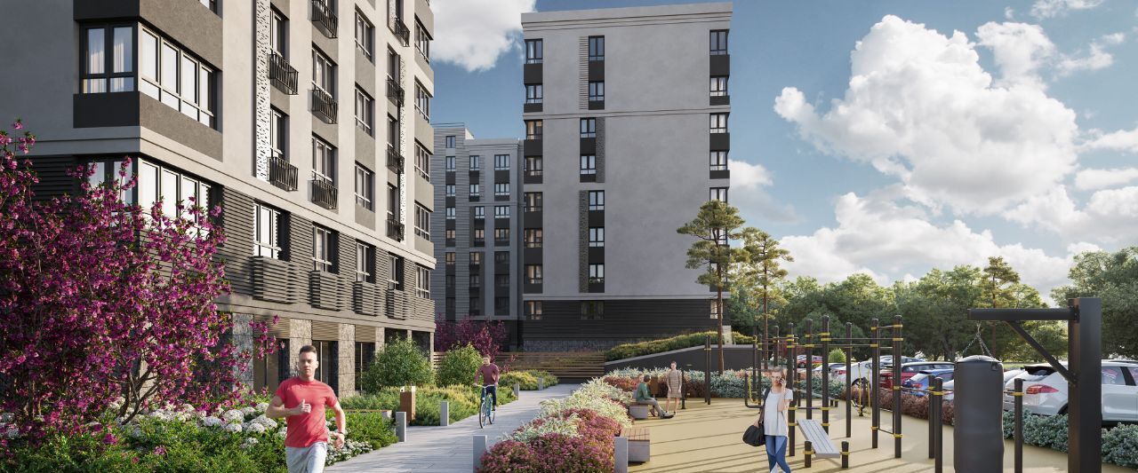 квартира г Тюмень р-н Центральный ул Братьев Бондаревых 1 ЖК «Life Residence квартал и парк» Центральный административный округ фото 7