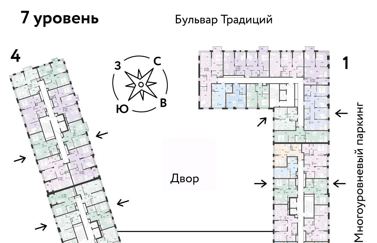 квартира г Тюмень р-н Калининский ЖК Домашний Калининский административный округ фото 3