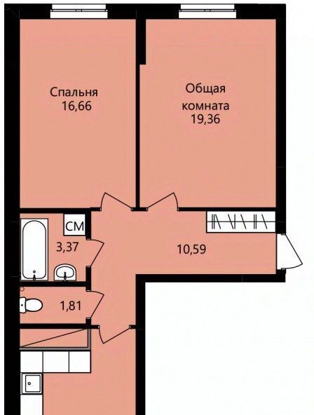 квартира г Саранск р-н Октябрьский жилой район Юбилейный 4-й мкр фото 1
