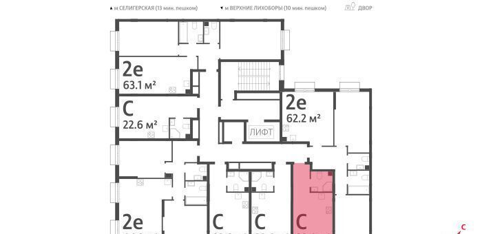 квартира г Москва метро Селигерская проезд Ильменский 2 фото 2