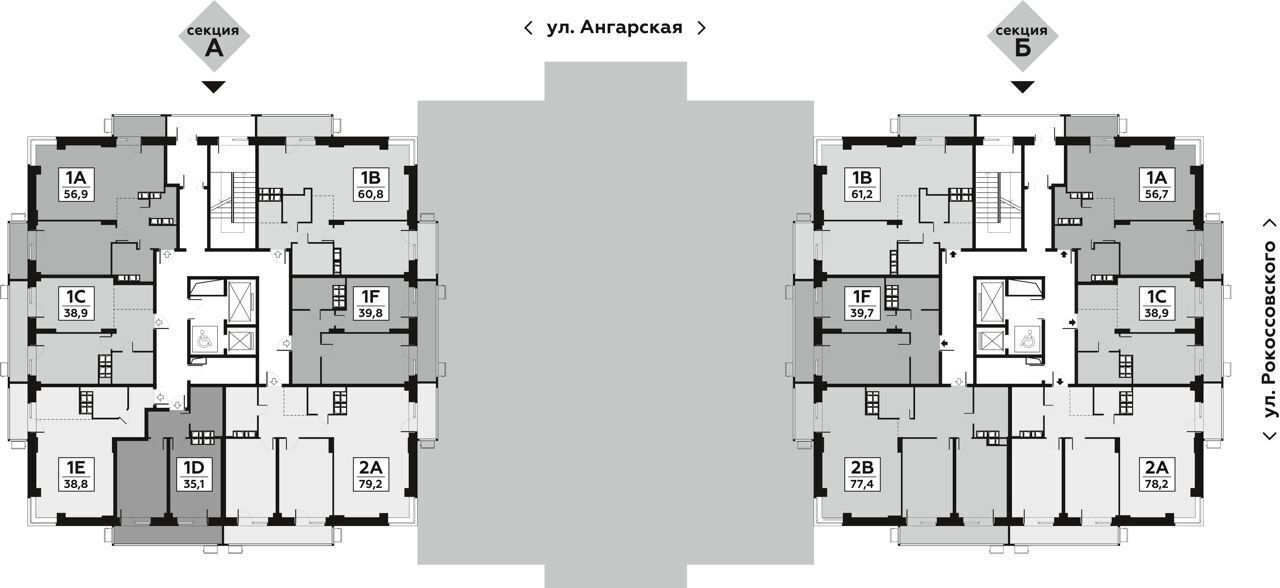 квартира г Волгоград р-н Дзержинский ул Ангарская 7 ЖК Grand Avenue фото 11