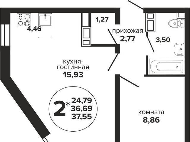 р-н Прикубанский ул Российская 257/7 1 фото