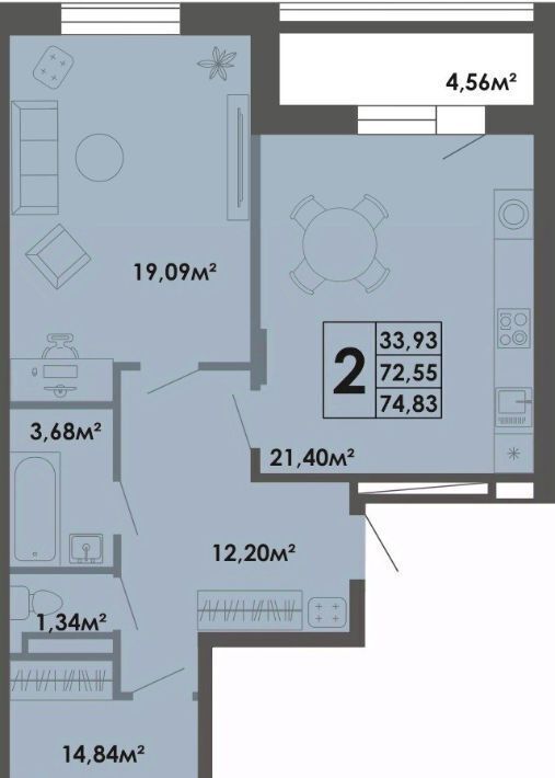 квартира г Якутск 53-й кв-л фото 1