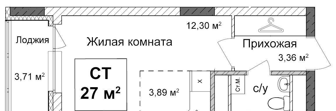 квартира г Нижний Новгород Горьковская ЖК «Подкова на Ванеева» фото 1