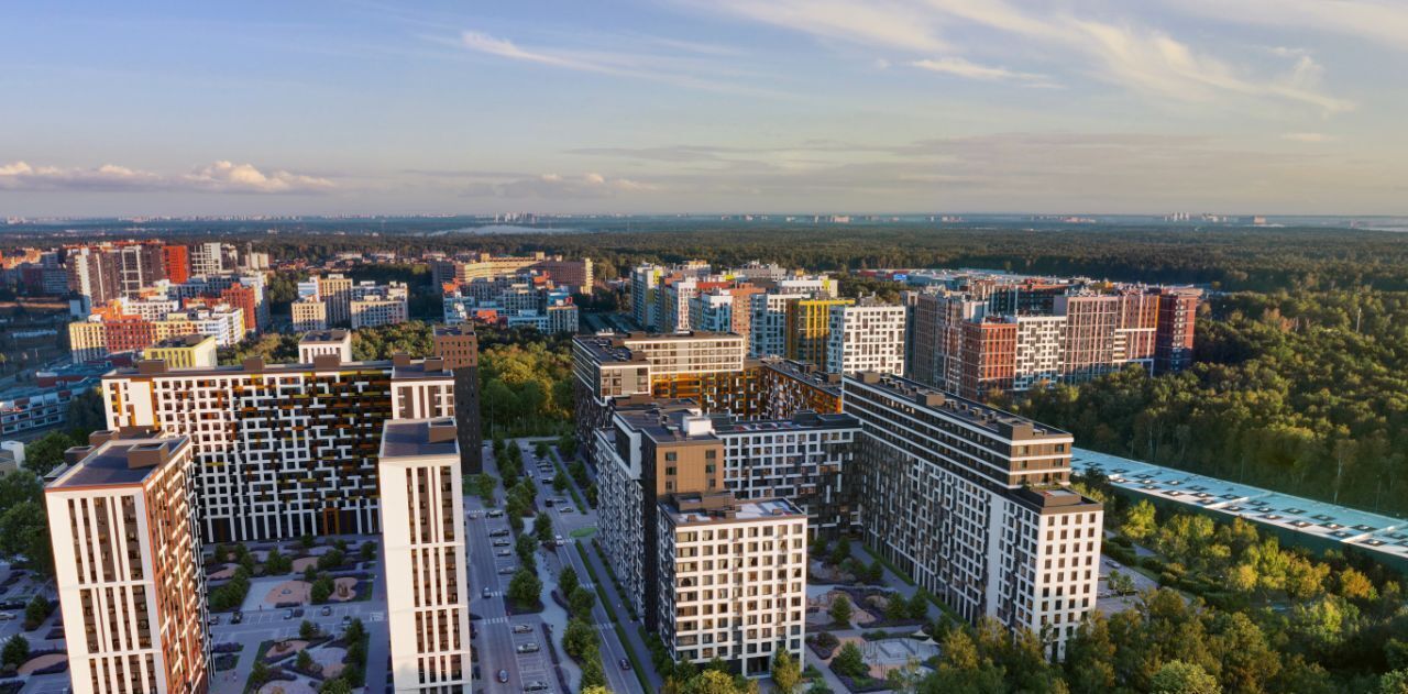 квартира городской округ Красногорск п Отрадное Левел Лесной жилой комплекс, Пятницкое шоссе фото 10