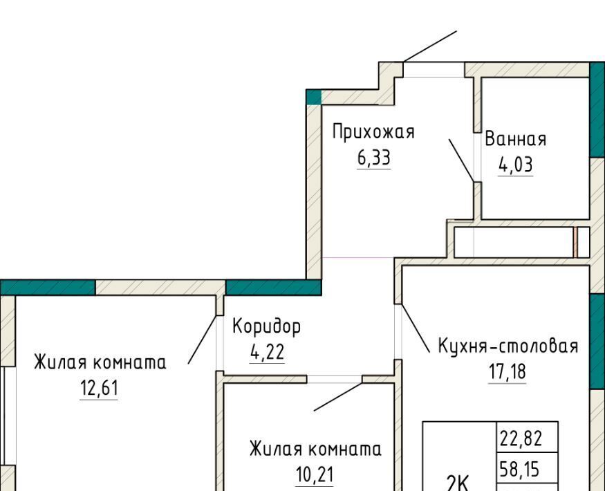 квартира г Екатеринбург Эльмаш ЖК Изумрудный Бор Проспект Космонавтов, жилрайон фото 1