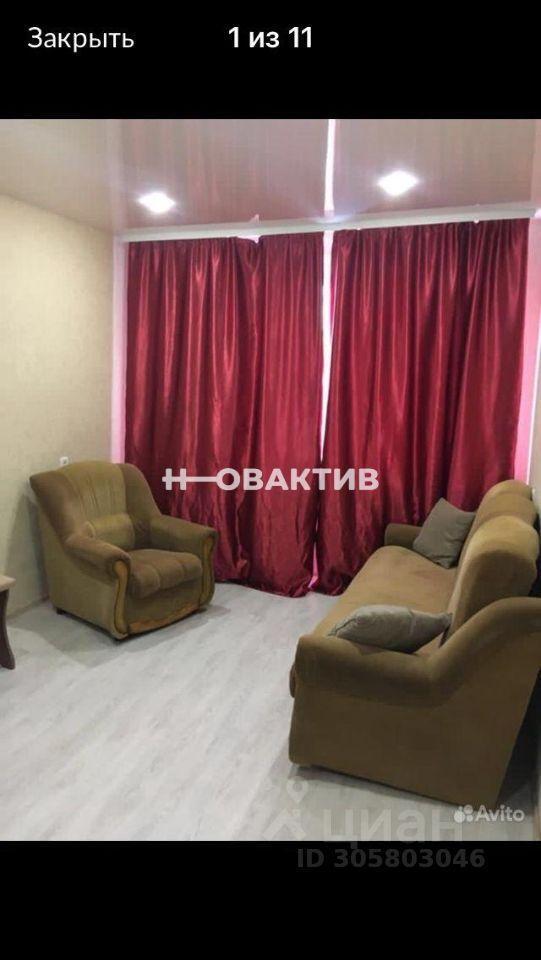 комната г Новосибирск р-н Калининский ул Богдана Хмельницкого 107/1 фото 2