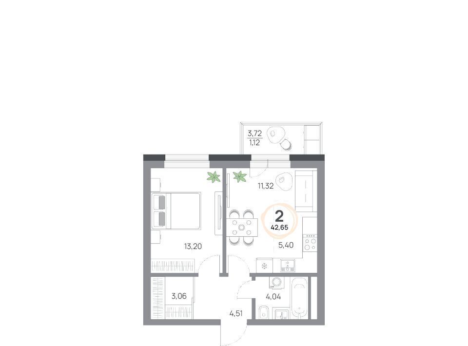 квартира г Красноярск р-н Октябрьский ул Азовская 1/1 фото 1
