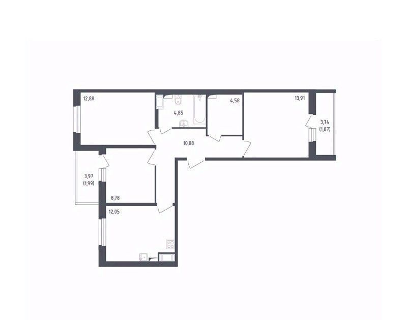 квартира г Колпино пр-кт Ленина 60 Шушары фото 1