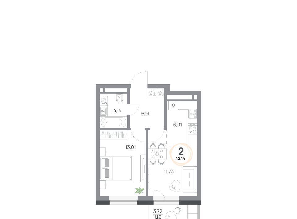квартира г Красноярск р-н Октябрьский ул Азовская 1/1 фото 1