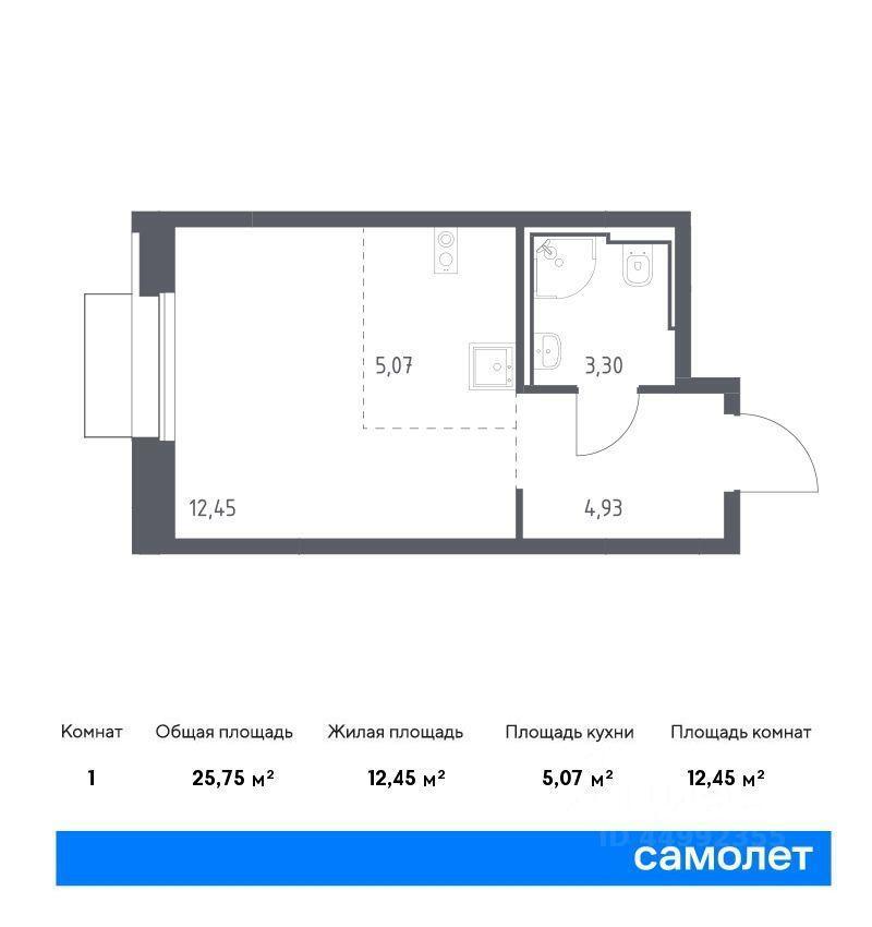 квартира г Москва ЮАО тер МКАД 26-й километр, Московская область фото 1