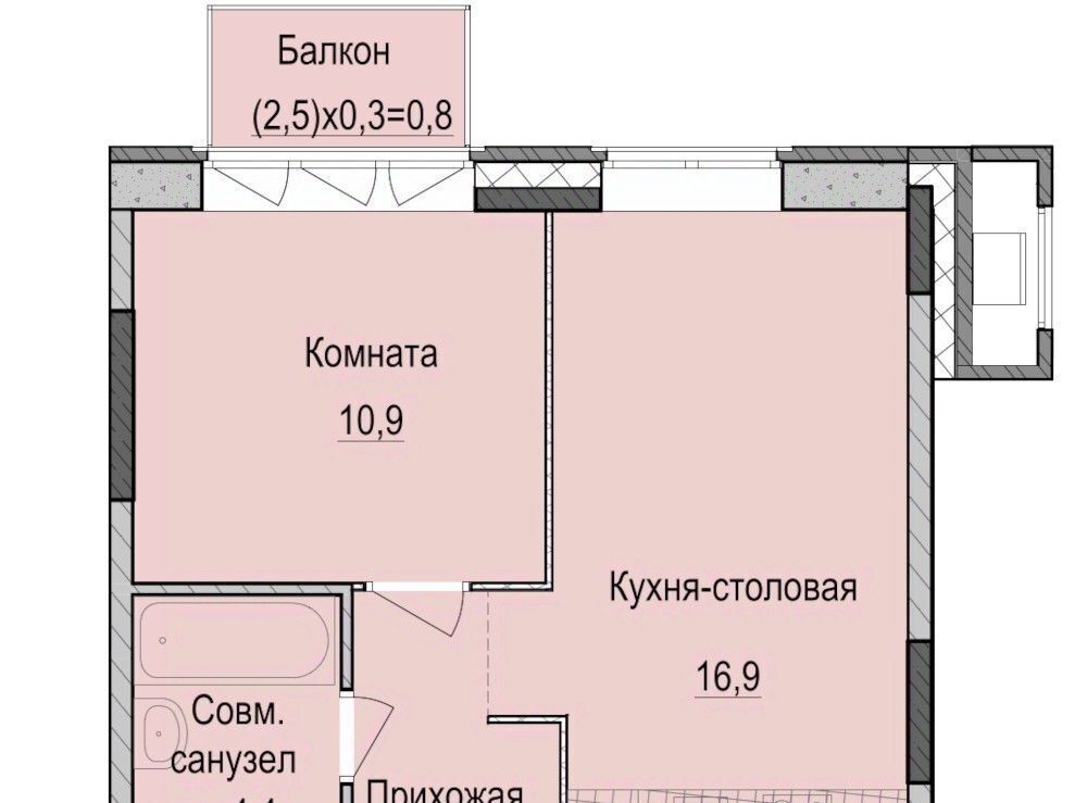 квартира г Казань ЖК «Ферма-2» Проспект Победы, жилмассив фото 1