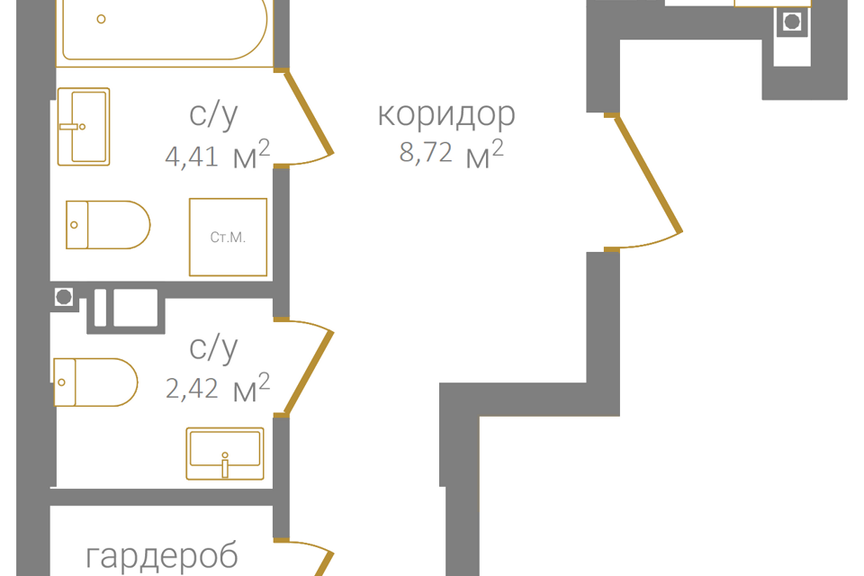 квартира г Нижний Новгород городской округ Нижний Новгород, Строящийся жилой дом фото 1