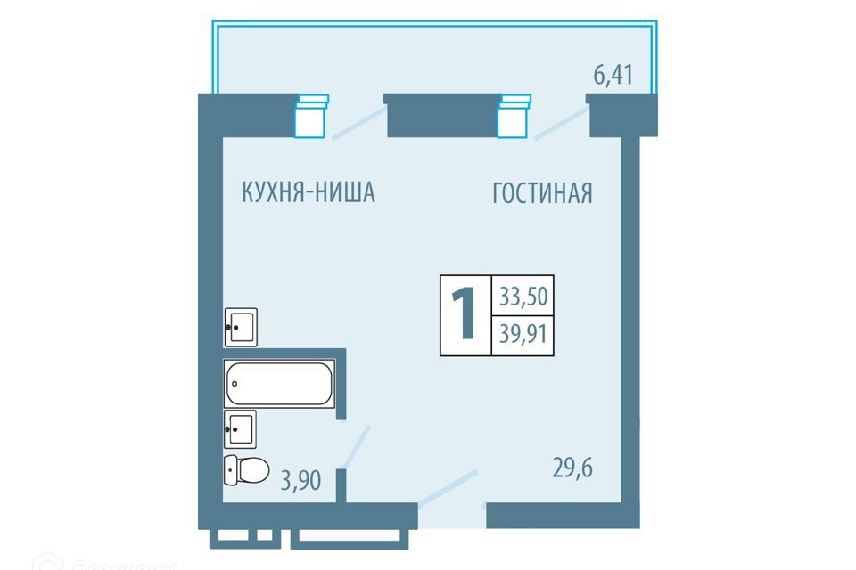 квартира г Железногорск проезд Комсомольский 19 городской округ ЗАТО Железногорск фото 1