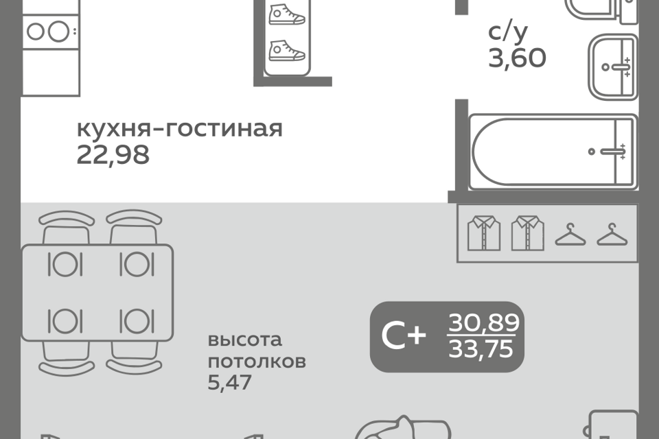 квартира г Тюмень ул Вадима Бованенко 9/1 городской округ Тюмень, Заполярная, 10 фото 1