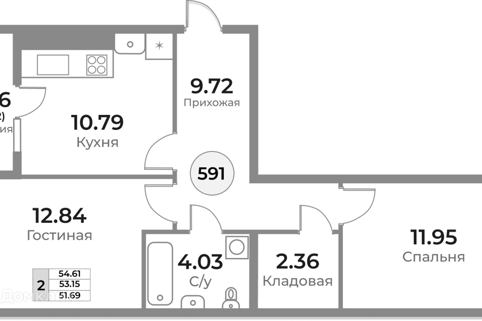 квартира г Калининград ул Пригородная 18 городской округ Калининград фото 1