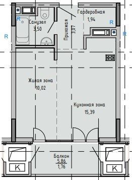 квартира г Евпатория ул им.9-го Мая 18 городской округ Евпатория фото 1