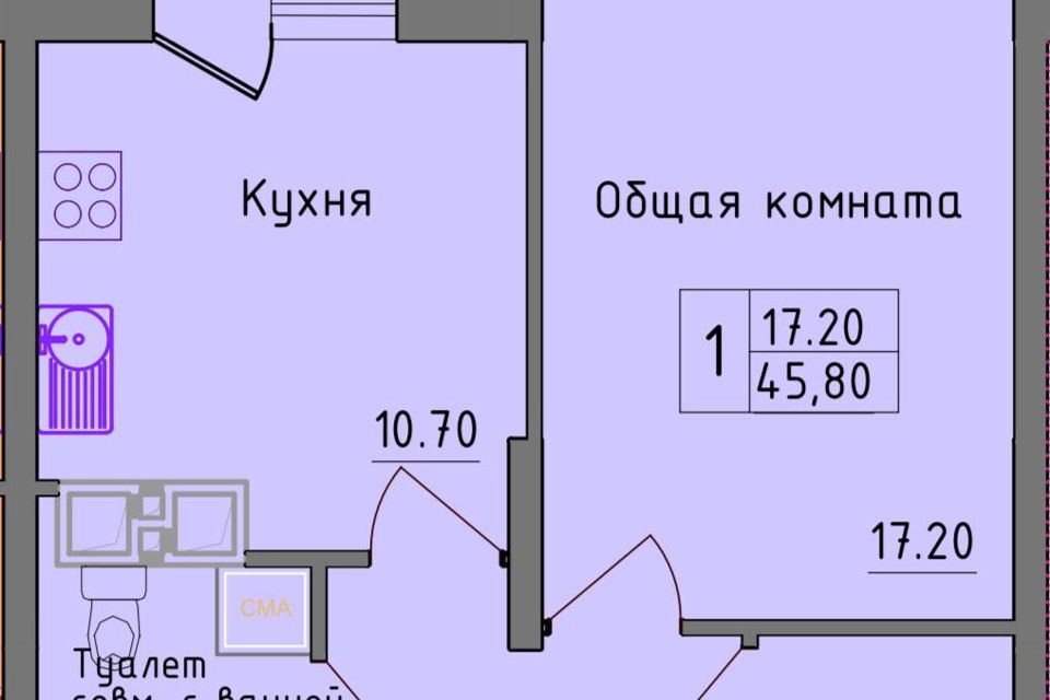 квартира г Черкесск ул Свободы 62/5 городской округ Черкесский фото 1