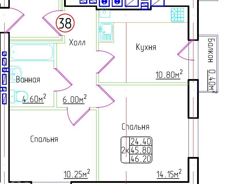 квартира р-н Гурьевский п Малое Исаково Строящееся здание фото 1