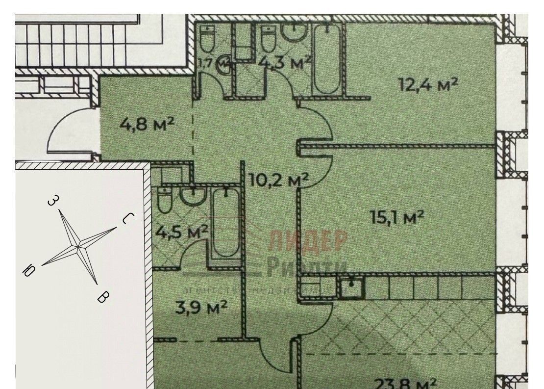 квартира г Москва метро Минская пр-кт Генерала Дорохова 39к/1в фото 23