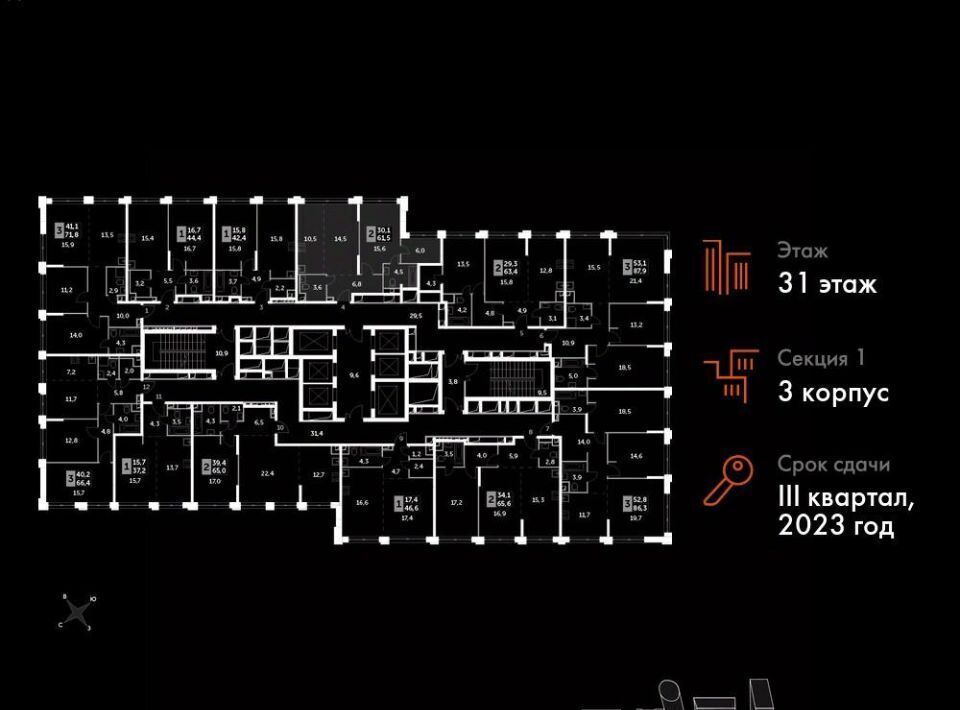 квартира г Москва метро Хорошёво наб Шелепихинская 40к/1 фото 3