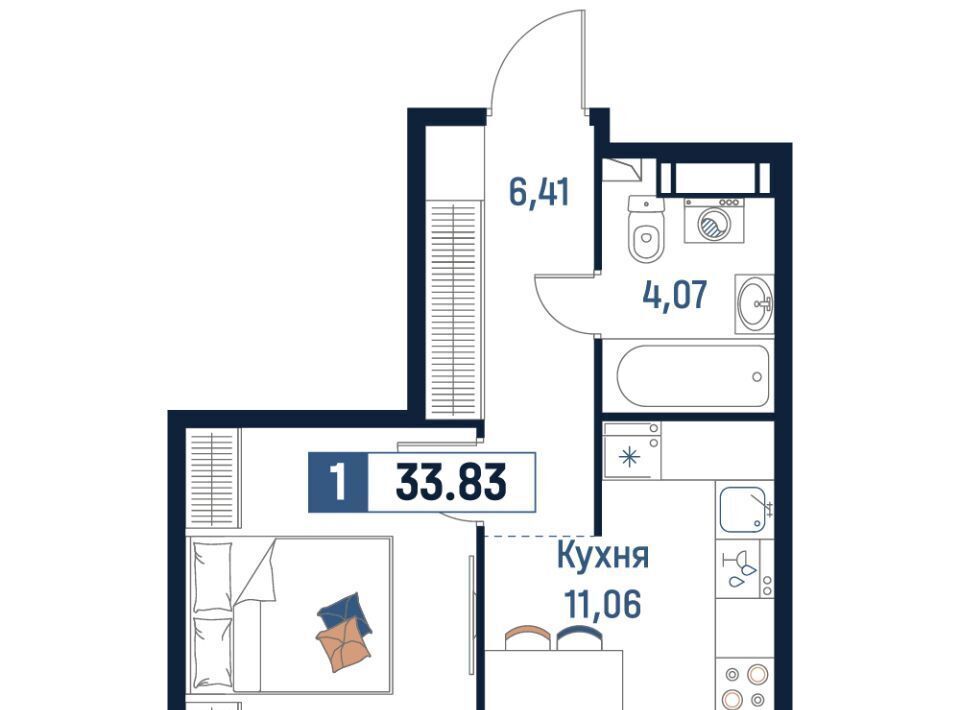 квартира р-н Всеволожский г Мурино Девяткино фото 1