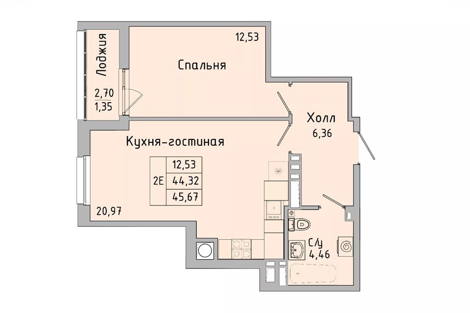 квартира г Батайск ул Ушинского 29а/2 городской округ Батайск фото 1