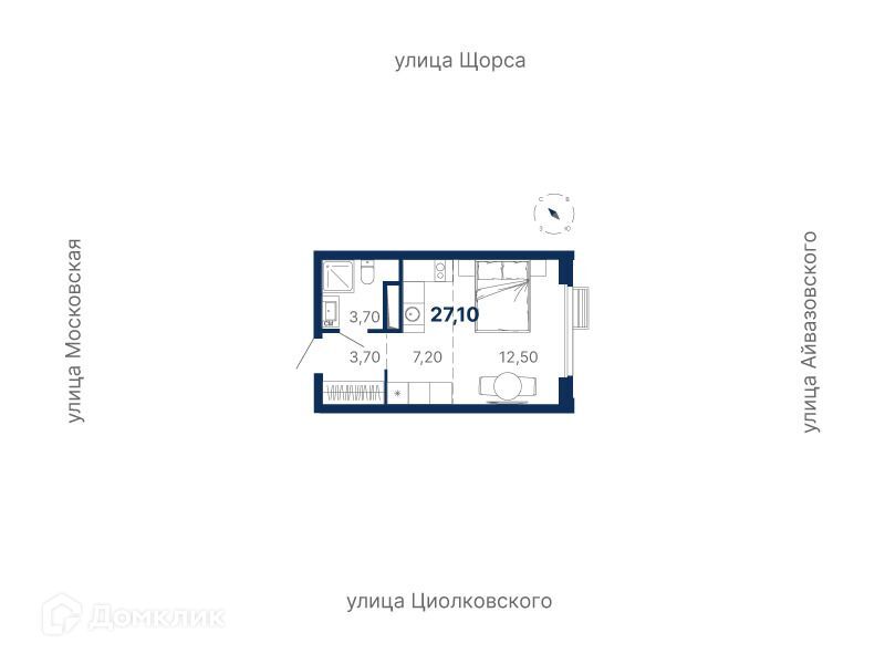 квартира г Екатеринбург р-н Ленинский ул Мартовская 249 Екатеринбург, муниципальное образование фото 1