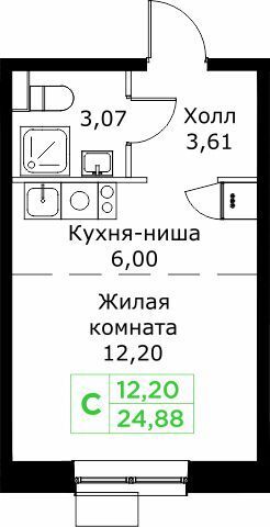 квартира г Мытищи Строящийся жилой дом, городской округ Мытищи фото 1