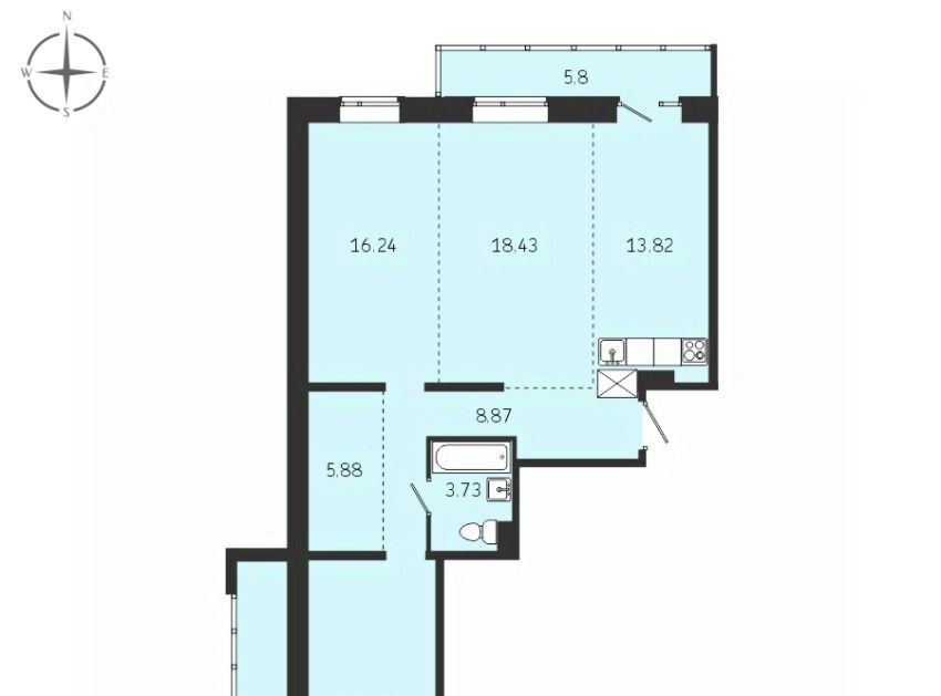 квартира г Иркутск р-н Правобережный ул Советская 115/1 фото 1