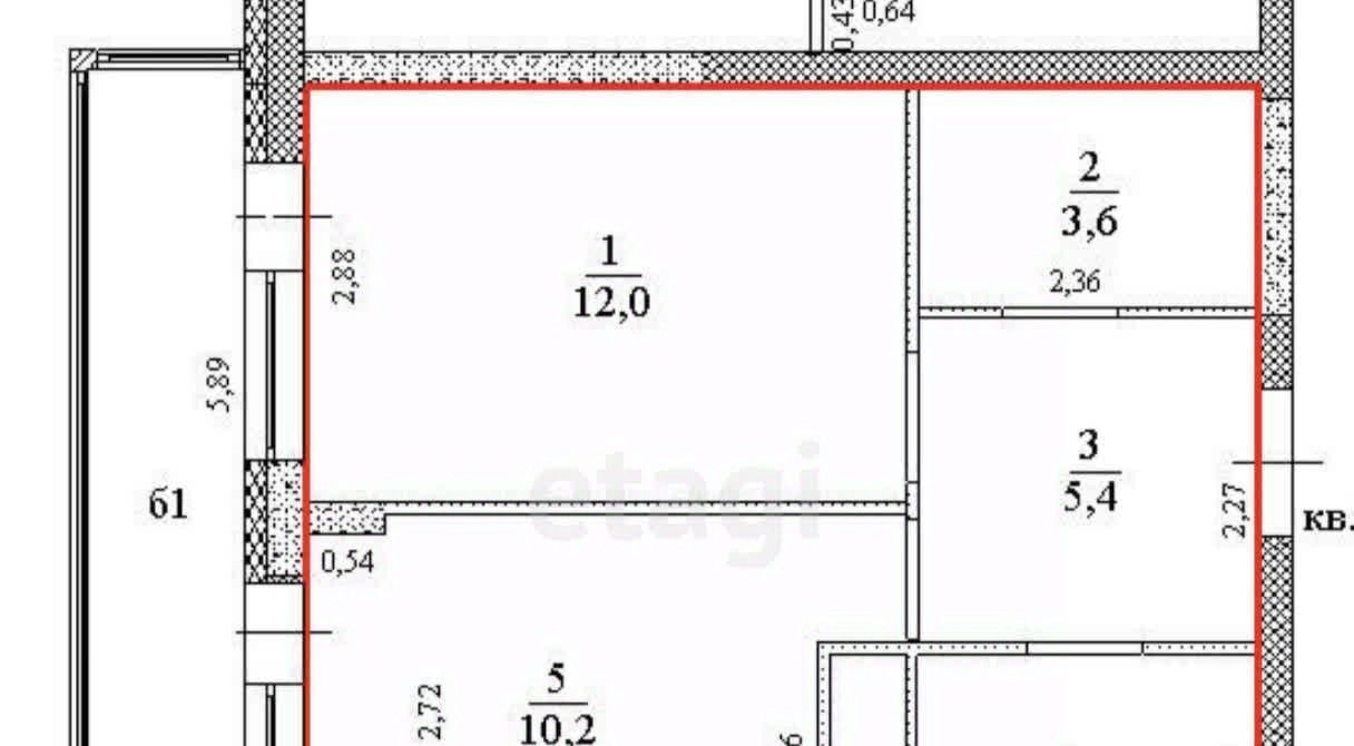 квартира г Ульяновск р-н Заволжский ул Народного учителя Латышева 13 фото 25