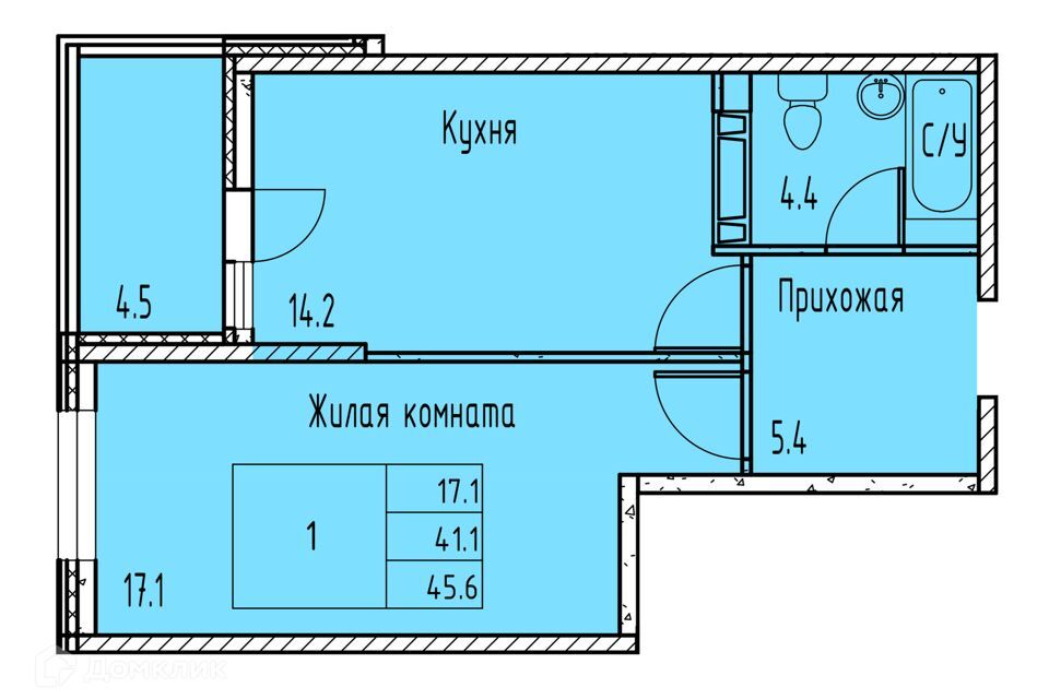 квартира г Ростов-на-Дону р-н Советский пр-кт Маршала Жукова 18/1 городской округ Ростов-на-Дону фото 1