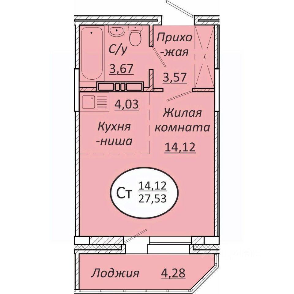 квартира г Новосибирск р-н Октябрьский ул Добролюбова 100/1 фото 1